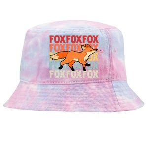 Fox Foxes Smart Tie-Dyed Bucket Hat