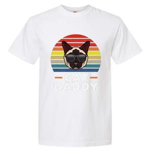 Funny Funny Siamese Cat Daddy Cat Owner Fathers Day Garment-Dyed Heavyweight T-Shirt