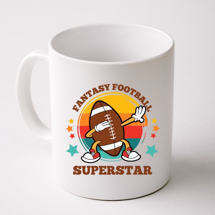 Fantasy Football Superstar Dabbing Football For Dad Son Coffee Mug