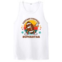 Fantasy Football Superstar Dabbing Football For Dad Son PosiCharge Competitor Tank