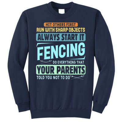 Funny Fencing Sport Pun Sweatshirt