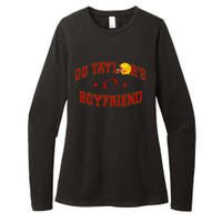 Funny Football Season Vintage In My Travis Hot Era Womens CVC Long Sleeve Shirt