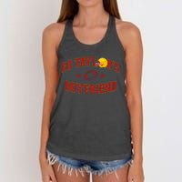 Funny Football Season Vintage In My Travis Hot Era Women's Knotted Racerback Tank