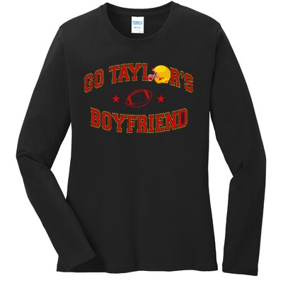 Funny Football Season Vintage In My Travis Hot Era Ladies Long Sleeve Shirt