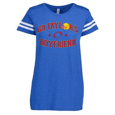 Funny Football Season Vintage In My Travis Hot Era Enza Ladies Jersey Football T-Shirt