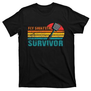 Funny Fly Swatter Survivor Insect Flies T-Shirt