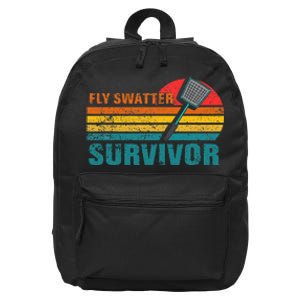 Funny Fly Swatter Survivor Insect Flies 16 in Basic Backpack