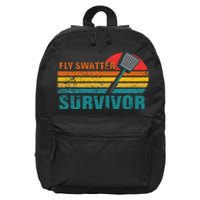 Funny Fly Swatter Survivor Insect Flies 16 in Basic Backpack