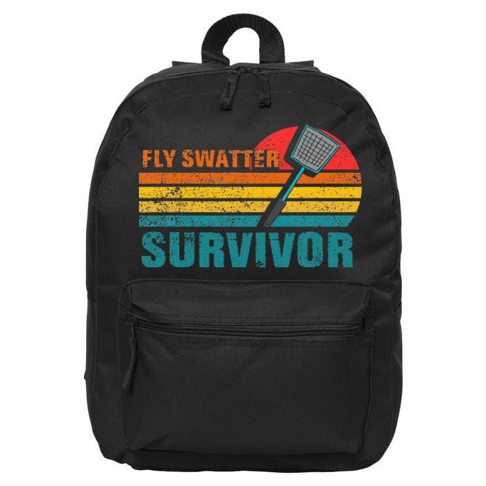 Funny Fly Swatter Survivor Insect Flies 16 in Basic Backpack