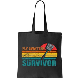 Funny Fly Swatter Survivor Insect Flies Tote Bag