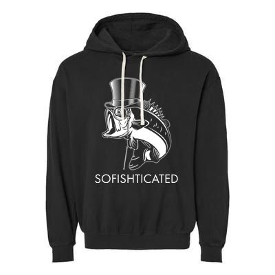 Funny Fancy Sofishticated Garment-Dyed Fleece Hoodie