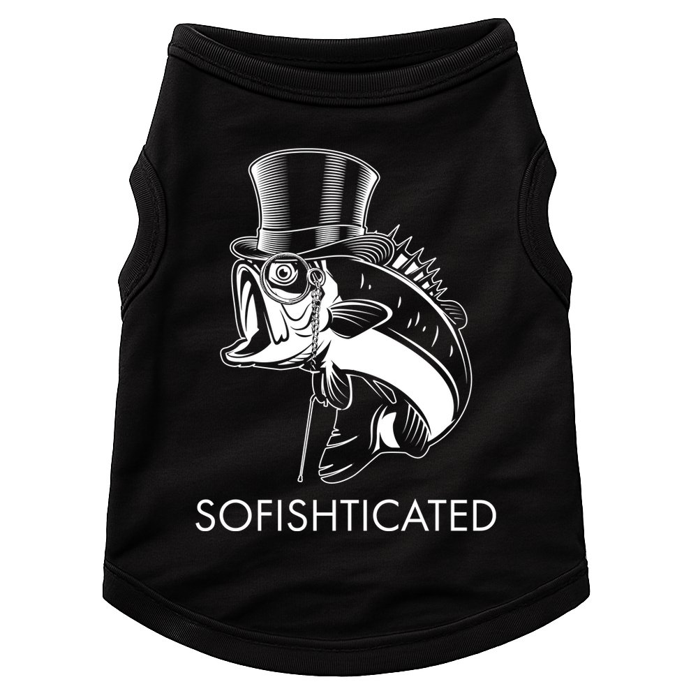 Funny Fancy Sofishticated Doggie Tank