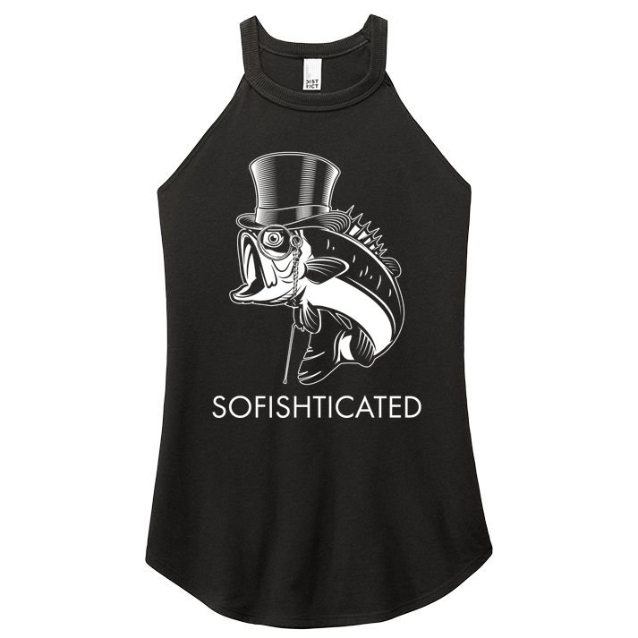 Funny Fancy Sofishticated Women's Perfect Tri Rocker Tank