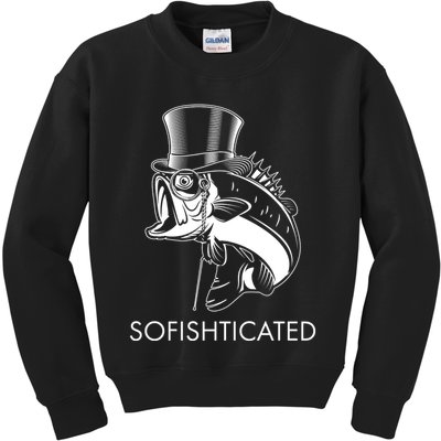 Funny Fancy Sofishticated Kids Sweatshirt