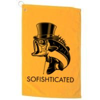 Funny Fancy Sofishticated Golf Towel