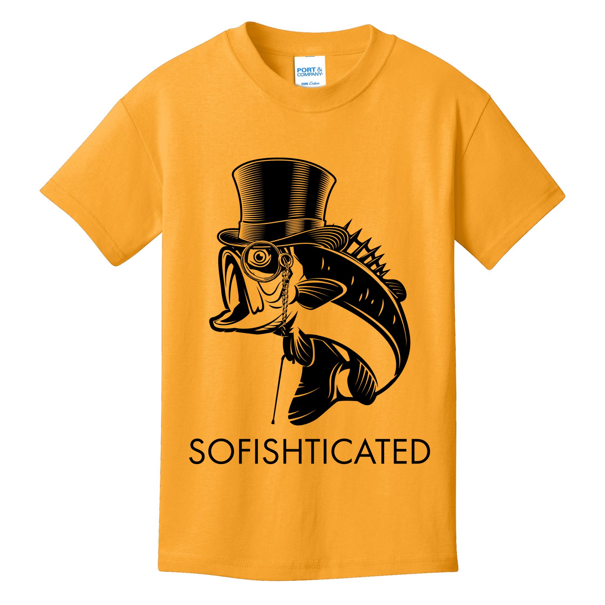 Funny Fancy Sofishticated Kids T-Shirt