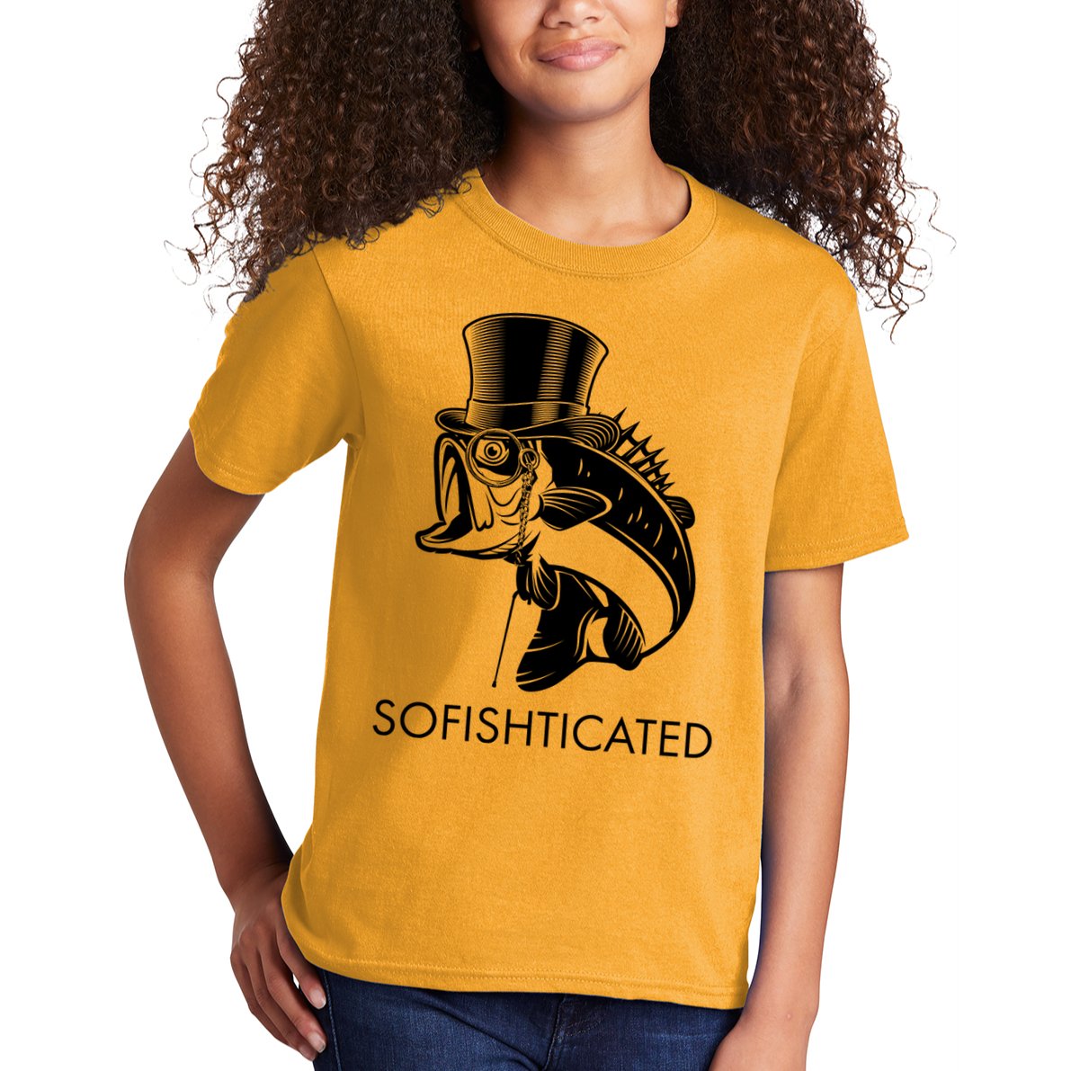 Funny Fancy Sofishticated Kids T-Shirt