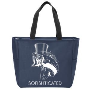 Funny Fancy Sofishticated Zip Tote Bag