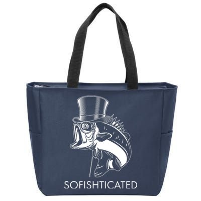 Funny Fancy Sofishticated Zip Tote Bag