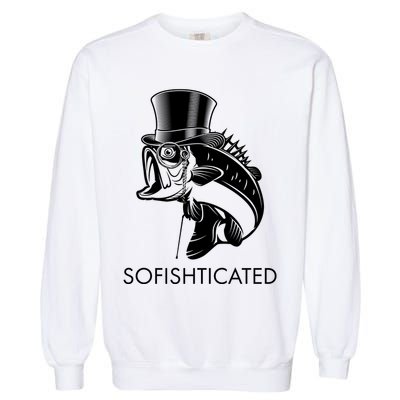 Funny Fancy Sofishticated Garment-Dyed Sweatshirt