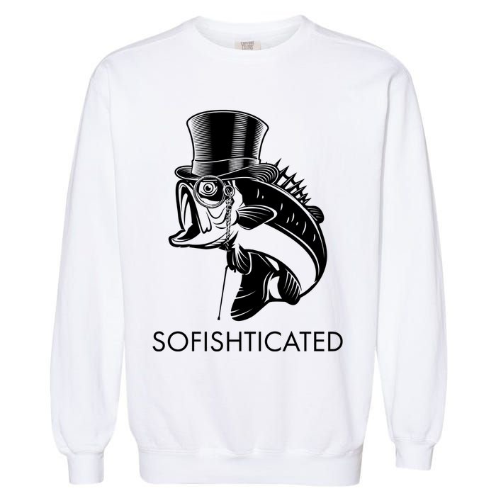 Funny Fancy Sofishticated Garment-Dyed Sweatshirt
