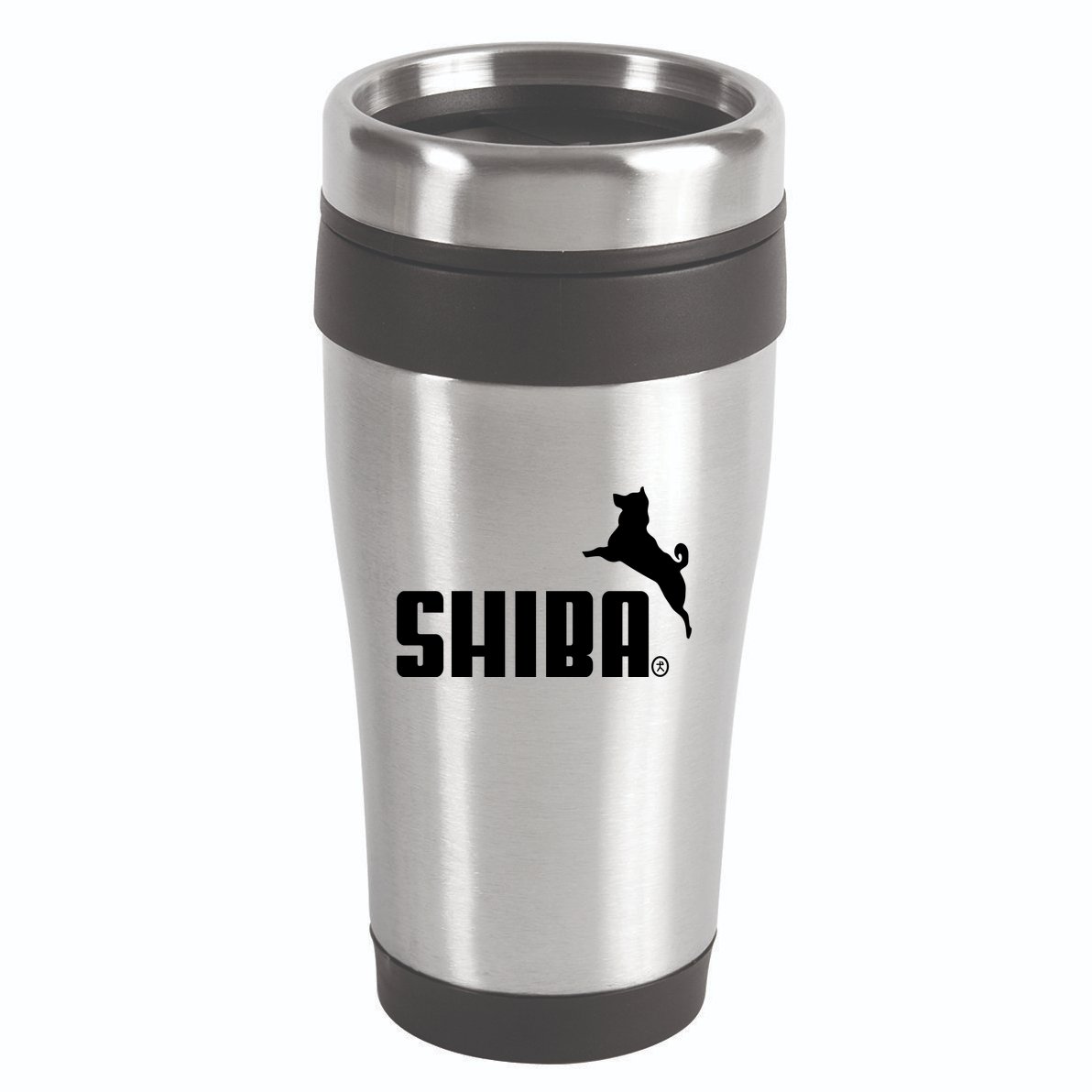 Forever Faster Shiba 16oz Travel Tumbler