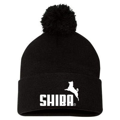 Forever Faster Shiba Pom Pom 12in Knit Beanie
