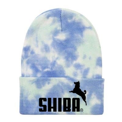 Forever Faster Shiba Tie Dye 12in Knit Beanie