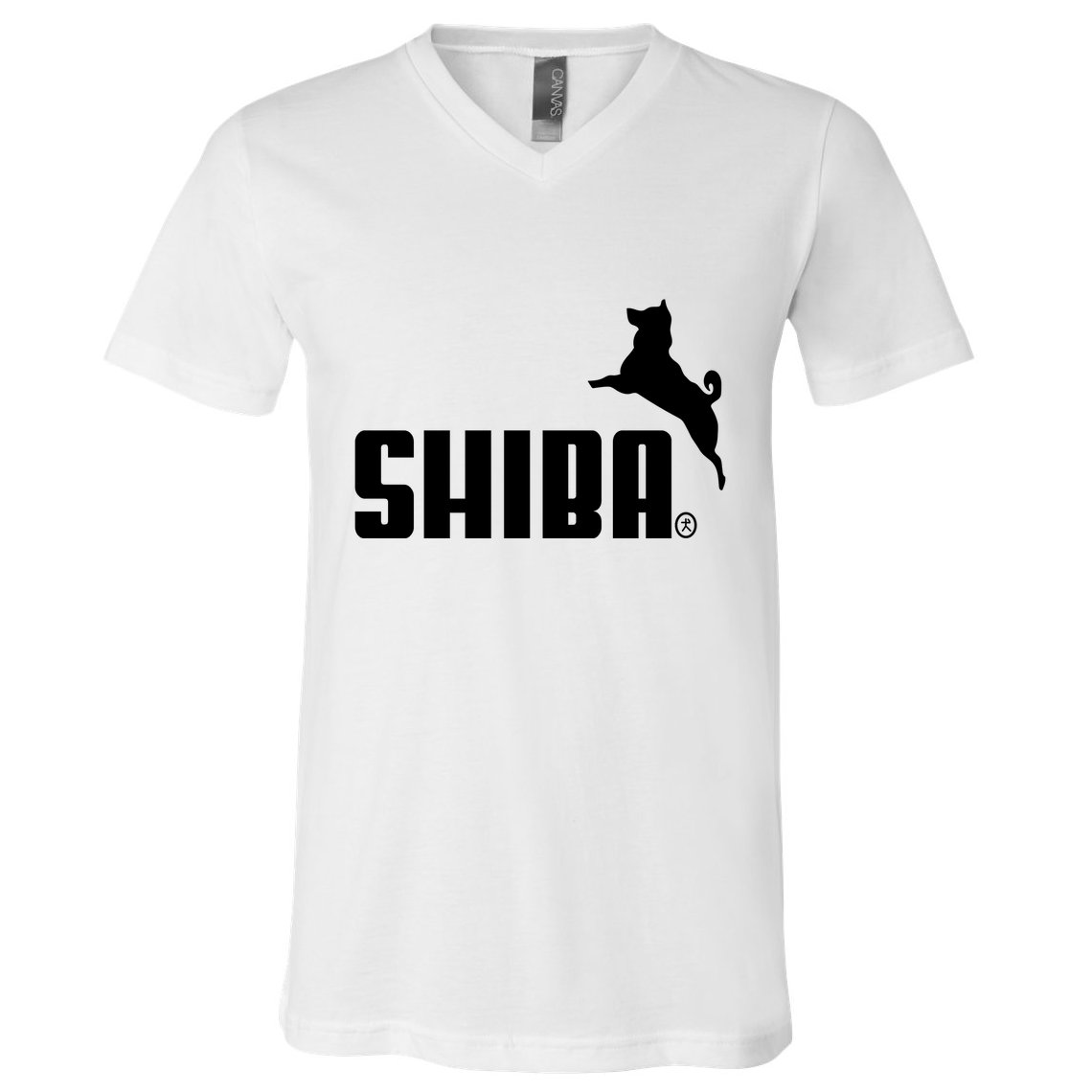 Forever Faster Shiba V-Neck T-Shirt