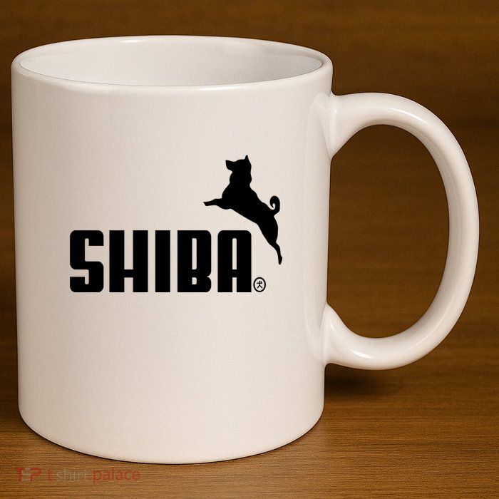 Forever Faster Shiba 11oz C Handle Ceramic Mug