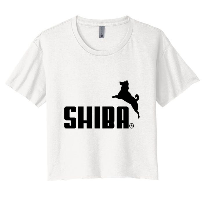 Forever Faster Shiba Crop Top