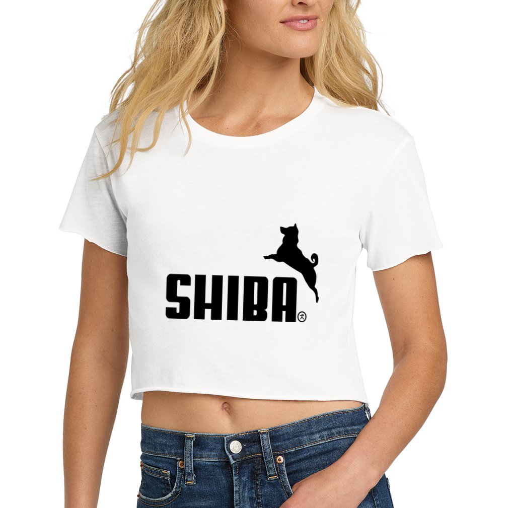 Forever Faster Shiba Crop Top
