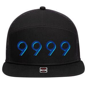 Funny Fused Stained Mosaic Blown Glass Artist 9999 7 Panel Mesh Trucker Snapback Hat