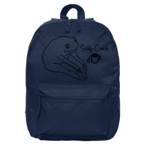 Funny Frog Self Care Retro 16 in Basic Backpack