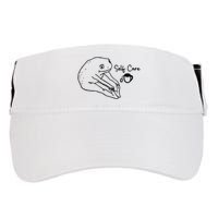 Funny Frog Self Care Retro Adult Drive Performance Visor