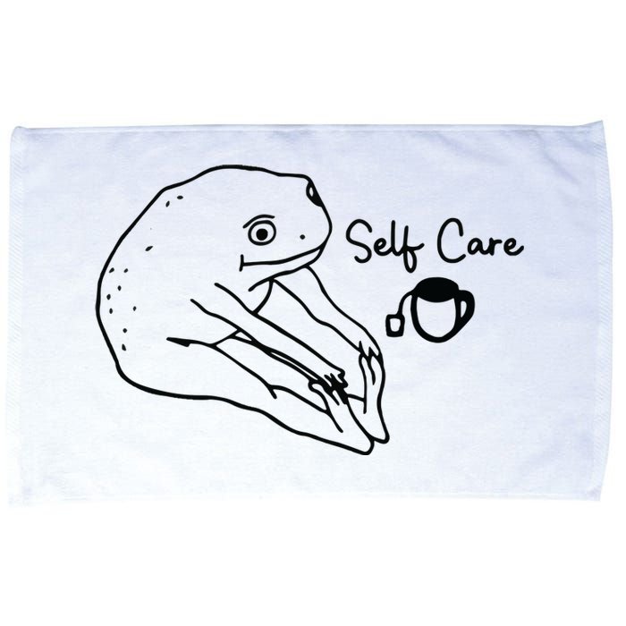 Funny Frog Self Care Retro Microfiber Hand Towel