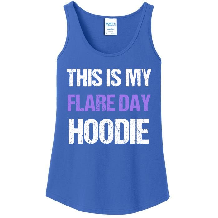 Funny Fibro Spoonie Design Fibromyalgia This Is My Flare Day Gift Ladies Essential Tank