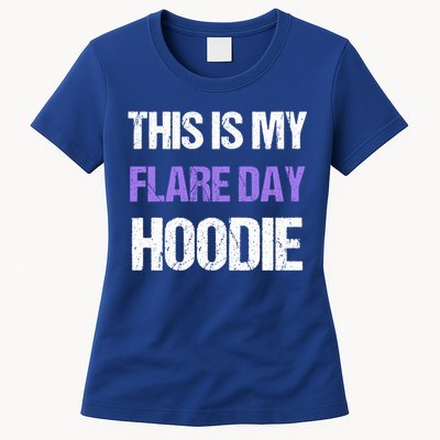 Funny Fibro Spoonie Design Fibromyalgia This Is My Flare Day Gift Women's T-Shirt