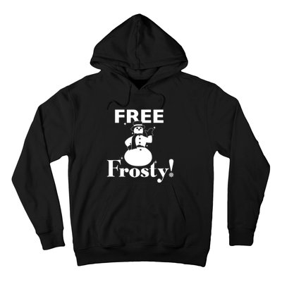 Free Frosty Snowman Christmas Xmas Holiday Trending Hoodie