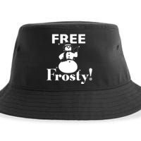 Free Frosty Snowman Christmas Xmas Holiday Trending Sustainable Bucket Hat