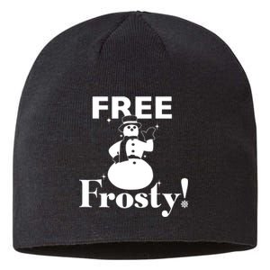 Free Frosty Snowman Christmas Xmas Holiday Trending Sustainable Beanie