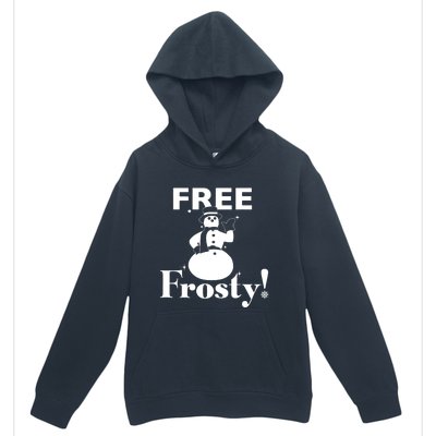 Free Frosty Snowman Christmas Xmas Holiday Trending Urban Pullover Hoodie