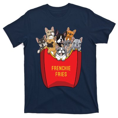 Frenchie Fries Shirts French Bulldog Dog Mom Dog Dad Cute T-Shirt