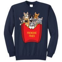 Frenchie Fries Shirts French Bulldog Dog Mom Dog Dad Cute Tall Sweatshirt