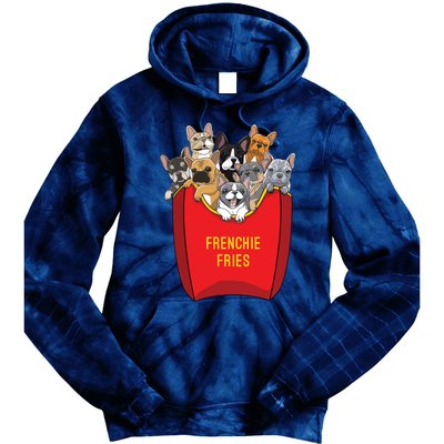 Frenchie Fries Shirts French Bulldog Dog Mom Dog Dad Cute Tie Dye Hoodie