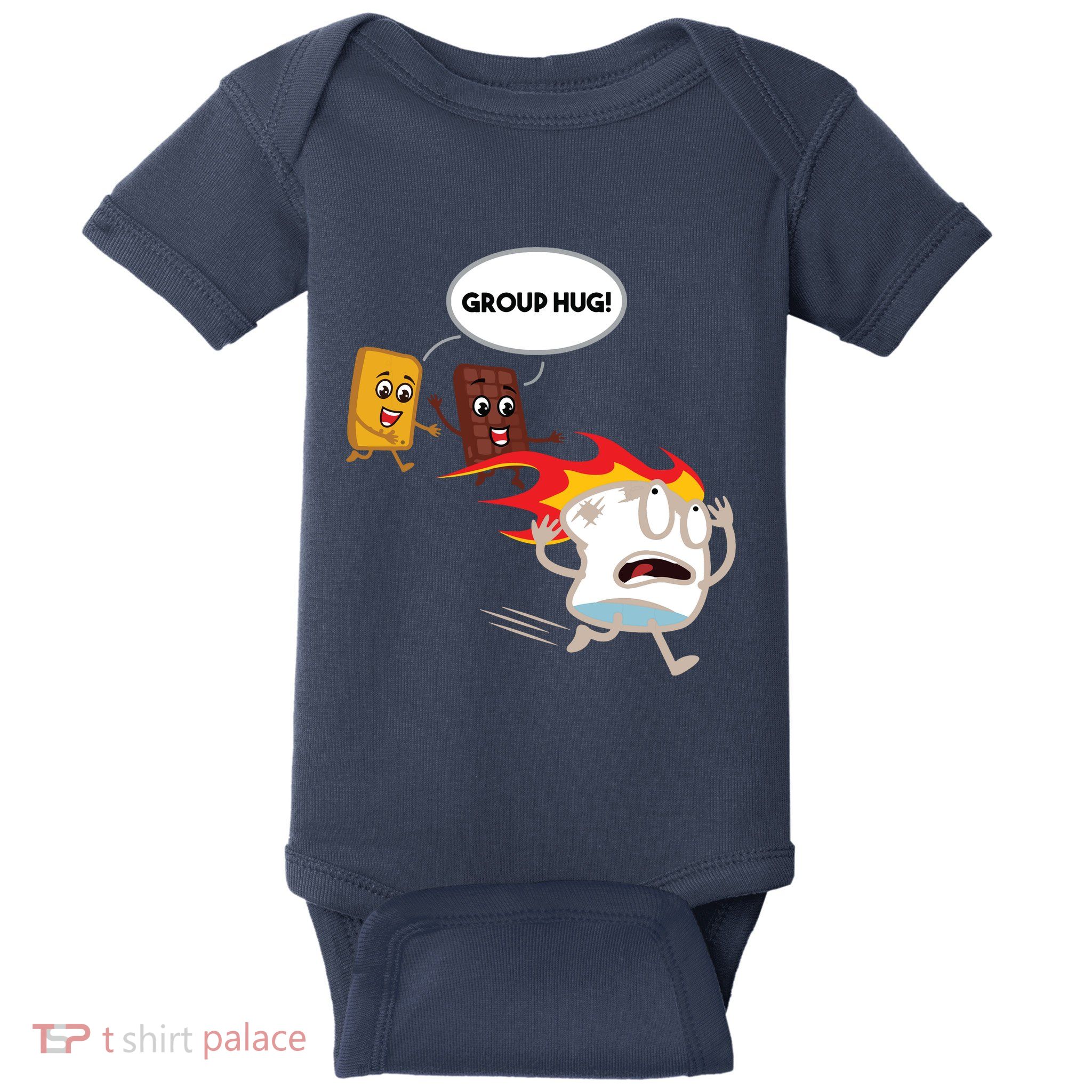 Funny For Smores Camping Roasting Outdoor Women Baby Bodysuit