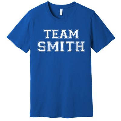 Funny Family Sports Team Smith Last Name Smith Great Gift Premium T-Shirt