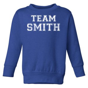 Funny Family Sports Team Smith Last Name Smith Great Gift Toddler Sweatshirt