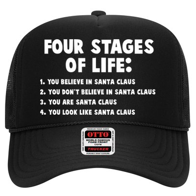 Funny Four Stages Of Life Trucker Hat