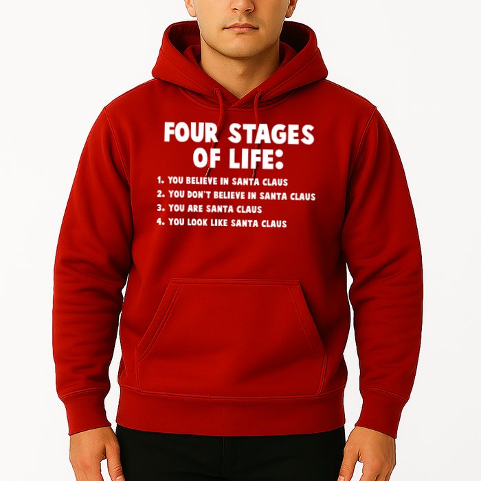 Funny Four Stages Of Life Hoodie